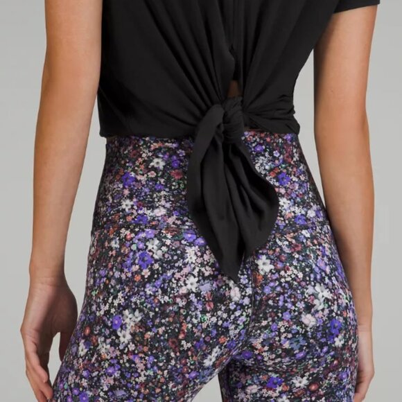 Modal open up tie back t-shirt, size 6 - Picture 5 of 5